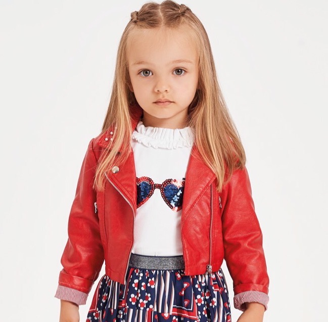 Gonna on sale ecopelle bambina